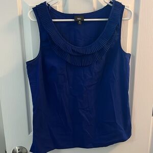 Mossino Royal Blue Sleeveless Top